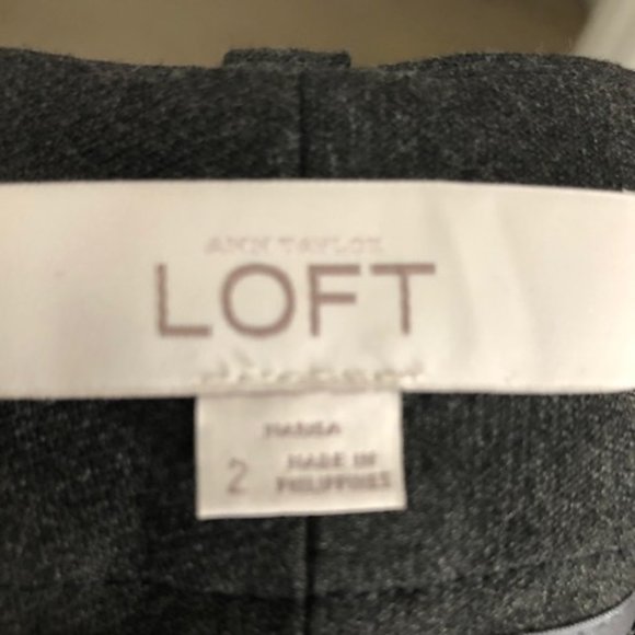 ANN TAYLOR LOFT GREY ANN TROUSERS - Picture 3 of 4
